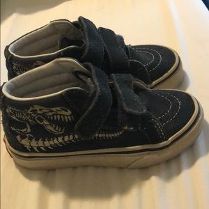 Boys Vans dinosaur high tops